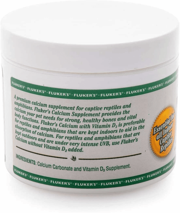 Calcium Reptile Supplement with Added Vitamin D3, 4 Oz. - Image 2