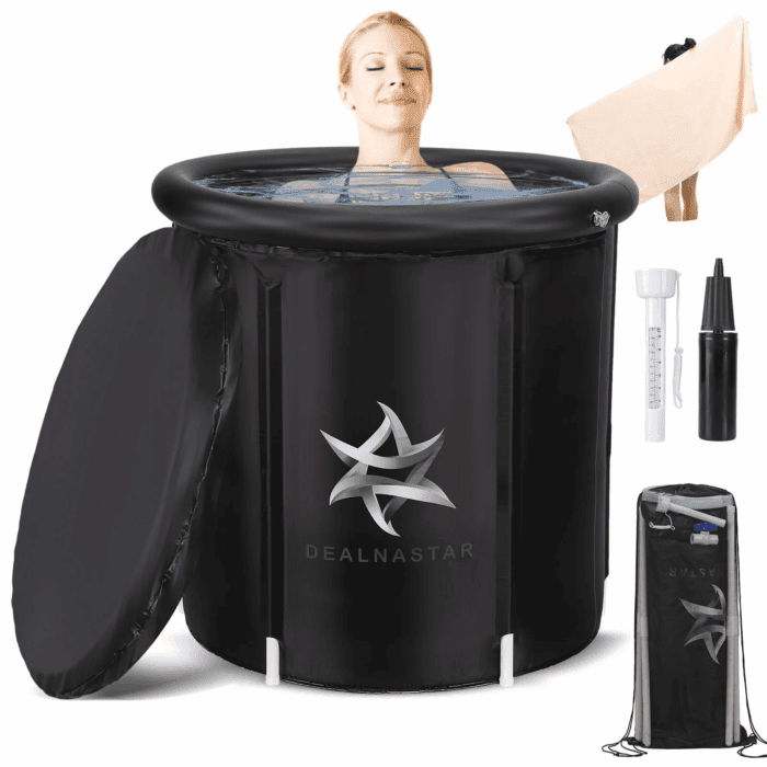Portable Ice Bath Tub, 88 Gal Cold Plunge for Athletes - Durable Inflatable Design, Indoor/Outdoor Use - Image 2