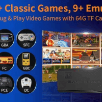 20000+ Retro Arcade Game System with 2 Wireless Controllers & 9 Emulators, 4K HDMI - Image 8