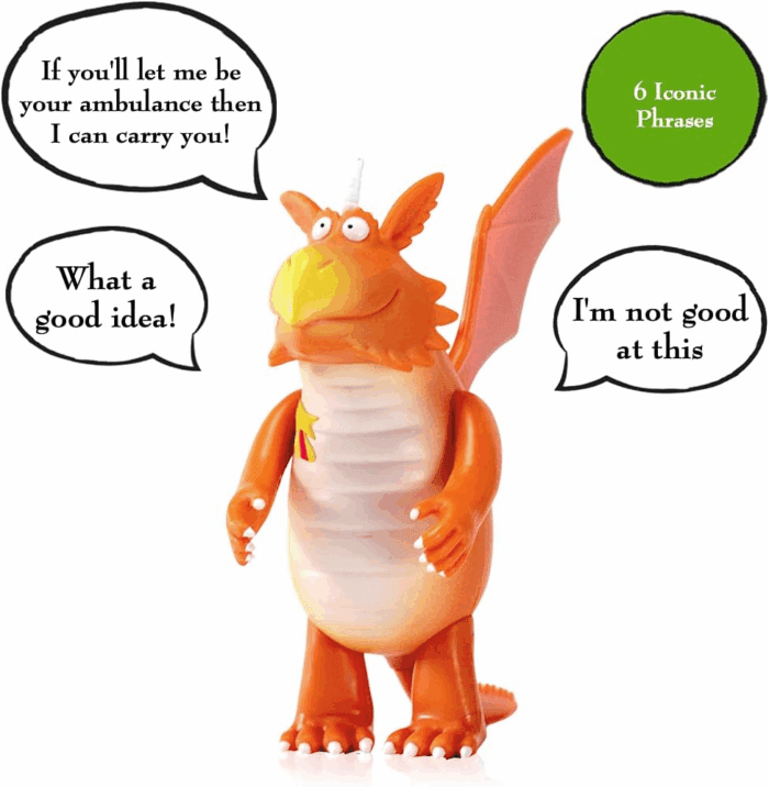 Talking Zog Collectable Action Figure | Articulated Character Play | Official Toys and Gifts from the Julia Donaldson Books, TV and Animation Movie Series - Image 5