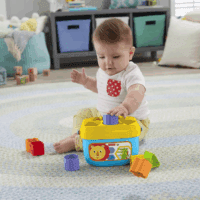 Baby’S First Blocks Shape Sorting Toy with Storage Bucket, 12 Pieces - Image 2