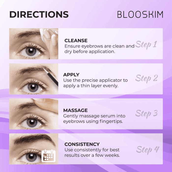 Eyebrow Growth Serum for Women & Men – Natural Brow Enhancing Serum to Grow Thicker, Fuller Brows Fast – Nourishing Eyebrow Hair Growth - 0.17 Fl Oz - Image 5