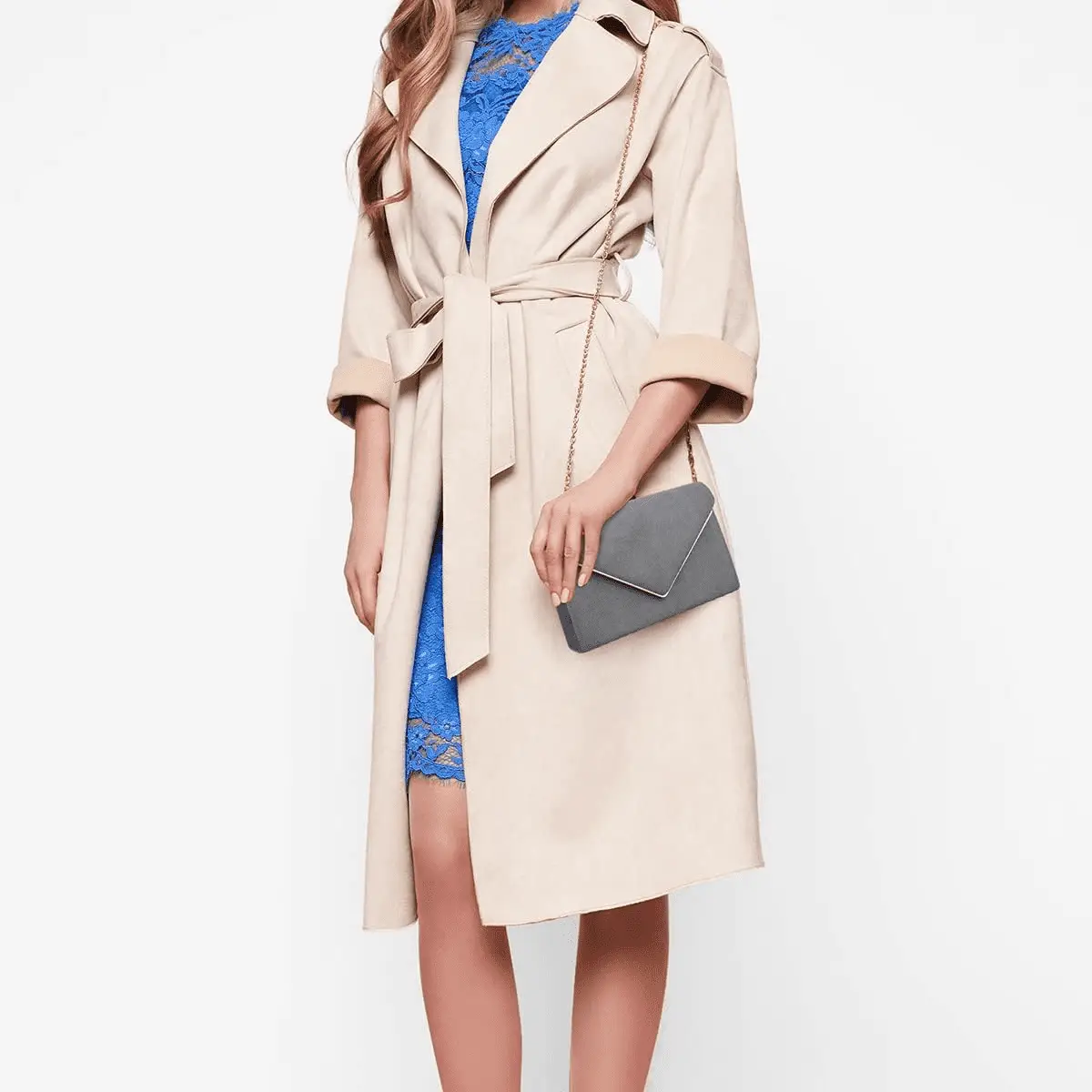 Clutch Purse for Women Evening Bags Handbags for Wedding Party Cocktail Prom Faux Suede Crossbody Shoulder Bag - Image 7