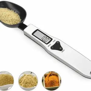 Kitchen Spoon Scale Digital Food Scale Weighing Tools Household LCD Display,500G/0.1G ,Support Unit G/Oz/Gn/Ct