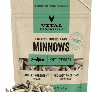 Freeze Dried Raw Cat Treats, Minnows Treats, 0.5 Oz