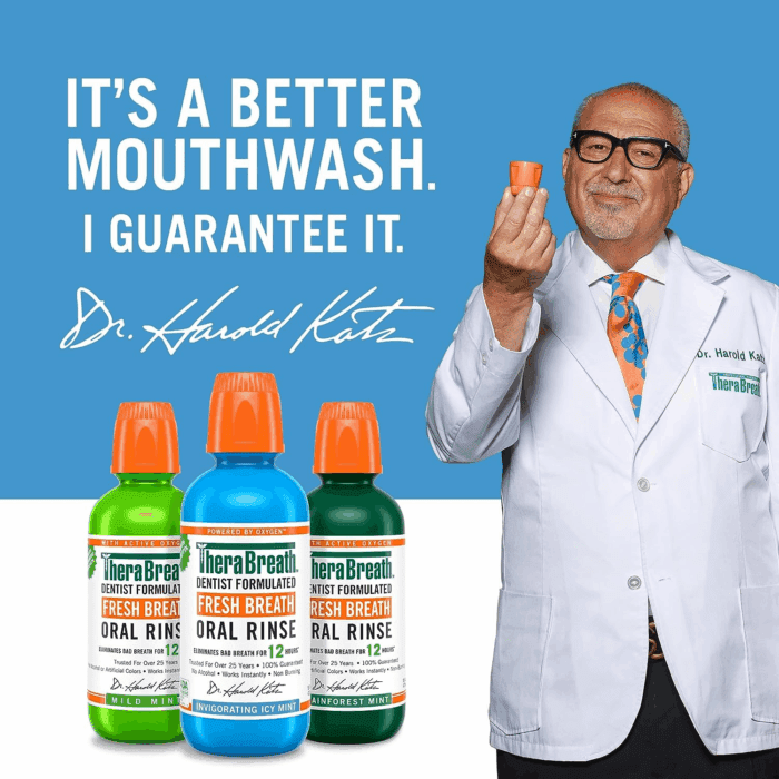 Fresh Breath Mouthwash, Icy Mint Flavor, Alcohol-Free, 16 Fl Oz (Pack of 2) - Image 6