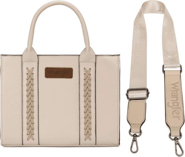 Wrangler Medium Tote Bag for Women Designer Satchel Handbags Top-Handle Purses with Strap - Image 4