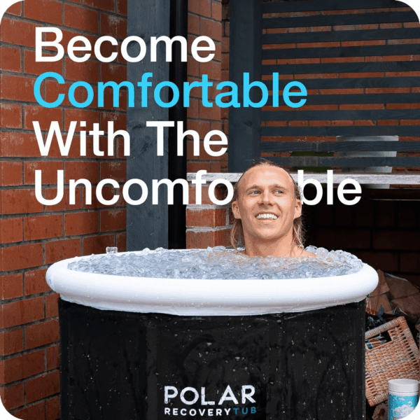 Polar Ice Bath Recovery Tub / 370L Portable Ice Bath for Cold Water Therapy Training/An Ice Bathtub for Athletes - Adult Spa for Ice Baths and Soaking - Outdoor Cold Plunge Tub (Black) - Image 4