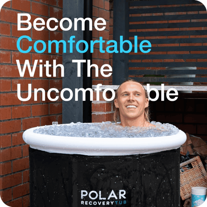 Polar Ice Bath Recovery Tub / 370L Portable Ice Bath for Cold Water Therapy Training/An Ice Bathtub for Athletes - Adult Spa for Ice Baths and Soaking - Outdoor Cold Plunge Tub (Black) - Image 4