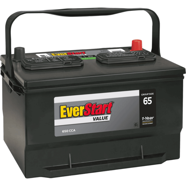 Value Lead Acid Automotive Battery, Group Size 65 12 Volts, 650 CCA - Image 2