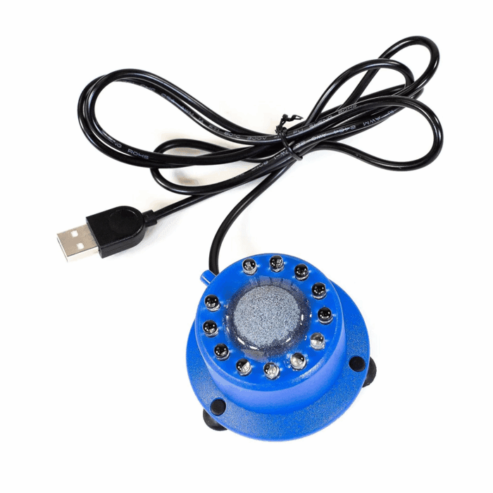 Cascade Multicolor Rainbow LED Air Stone for Aquariums, 2.5” Diameter - Image 3