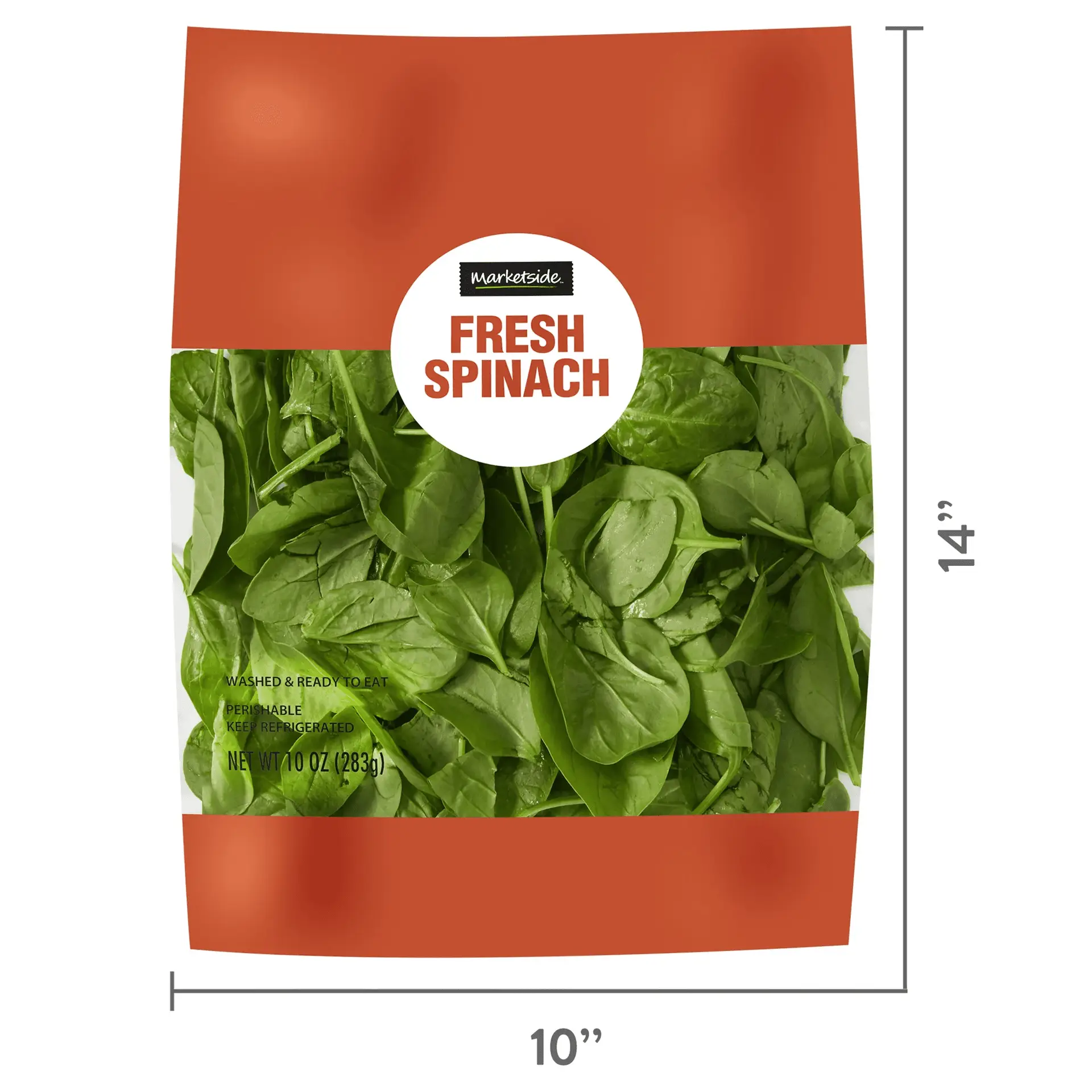 Fresh Spinach, 10 Oz Bag, Fresh - Image 6