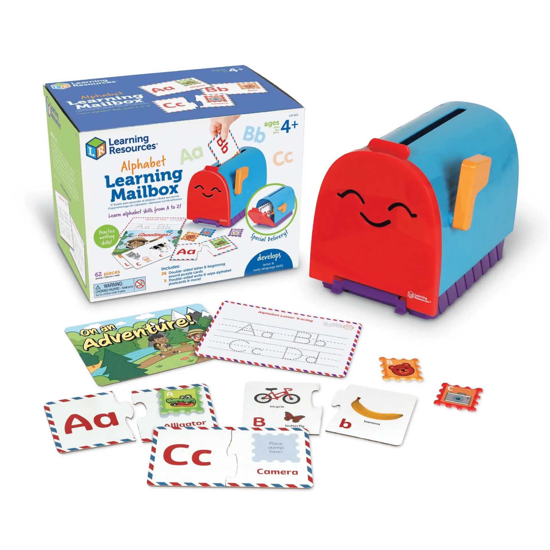 Alphabet Learning Mailbox, Preschool Learning Toys, Ages 4+