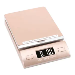 Gold 86Lbs Digital Shipping Postal Scale with Batteries and AC Adapter