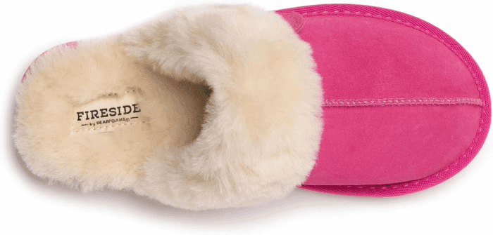 Women'S Fireside Sydney Shearling Fur Indoor/Outdoor Scuff Slipper with Wide Widths - Image 5