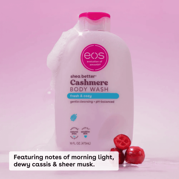 Shea Better Cashmere Body Wash - Fresh & Cozy | 16 Oz - Image 2