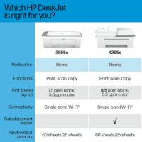 Deskjet 4255E Wireless All-In-One Color Inkjet Printer, Scanner, Copier, Best-For-Home, 3 Months of Instant Ink Included (588S6A) - Image 9