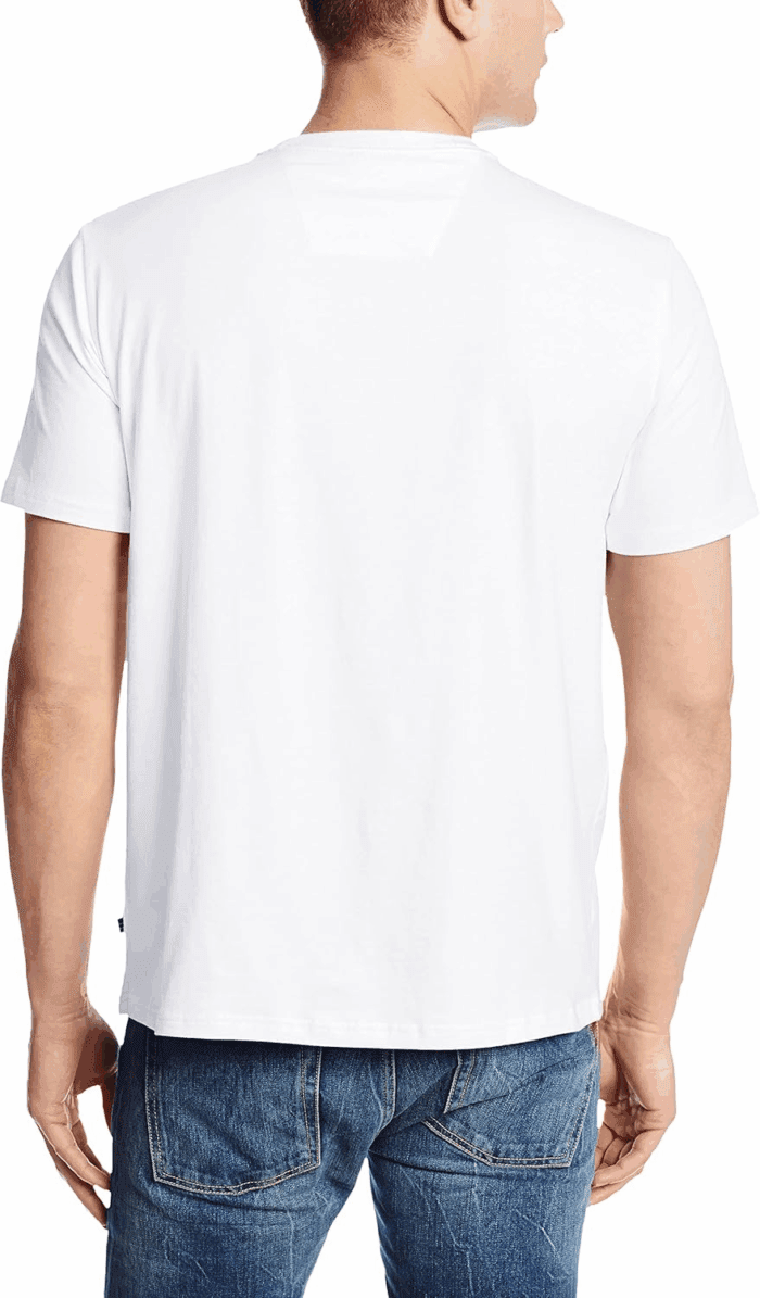 Men'S Solid Crew Neck Short-Sleeve Pocket T-Shirt - Image 3