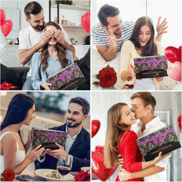Scented Candles Gift Set,12 Pack Candles for Home Scented, 300 Hour Long Lasting Soy Wax Aromatherapy Candle Set, Birthday Gifts for Women with Gift Box - Image 4
