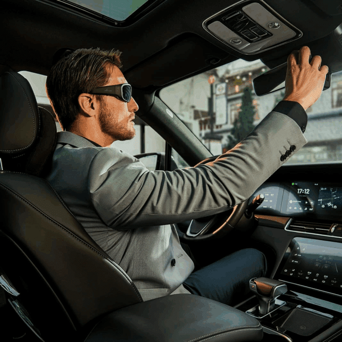 Oho Smart Glasses,Polarized Sunglasses with Bluetooth Speaker,Athletic/Outdoor UV Protection and Voice Control,Unisex(Grey Lens) - Image 5