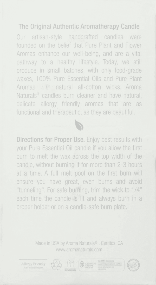 Essential Oil Orange and Lemongrass Scented Pillar Candle, Ambiance, 2.5 Inch X 4 Inch, Yellow - Image 3