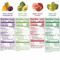 Organics Stage 2 Baby Food Pouches, Gluten Free, Vegan & Healthy Snack, Clearly Crafted Fruit & Veggie Puree, Fruit & Veggie Variety Pack, 4 Ounces (Pack of 16), Amazon Exclusive - Image 3