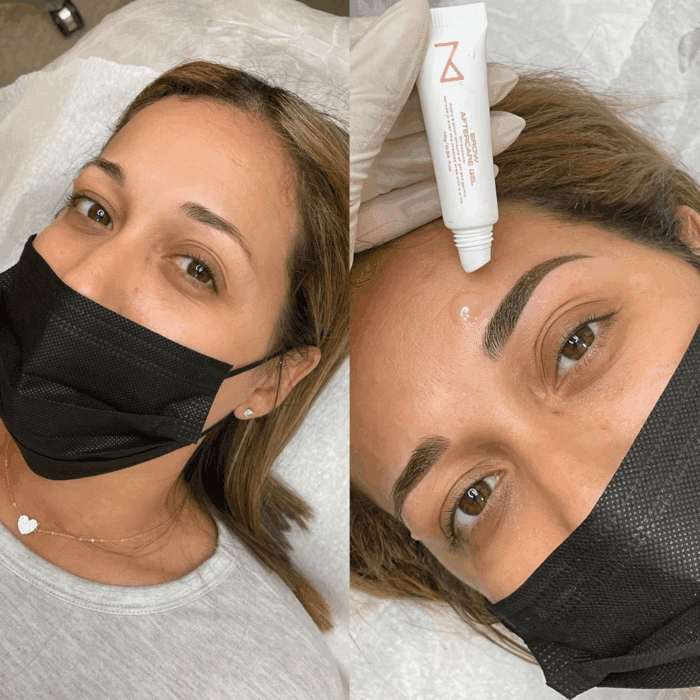 - PACK of 25 Brow Eyebrows Aftercare Gel Ointent for icroblading, Brows & Peranent ake up - Repair Crea Tube - Anti-Inflaatory, Better Pigent Retention Eyebrow Protector 10G/0.34 Fl Oz - Image 4