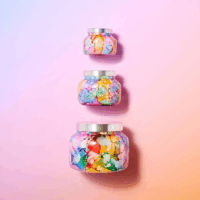 Volcano Candle - Rainbow Watercolor Signature Glass Jar Candle - Luxury Aromatherapy Candle - Tropical Fruits & Sugared Citrus Candle (19 Oz) - Image 7