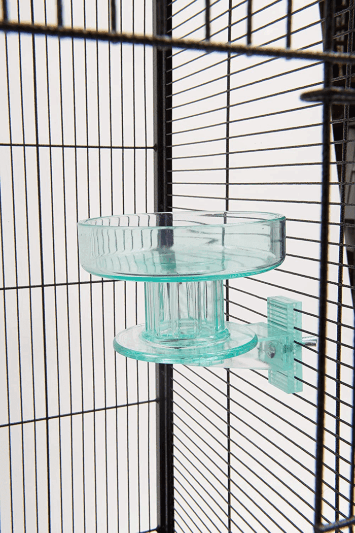 Quick Lock Bird Cage Bath for Lovebirds, Canaries, Finches, Parakeets, and Cockatiels and Other Small to Medium Feathered Friends (Pack of 1) - Image 3