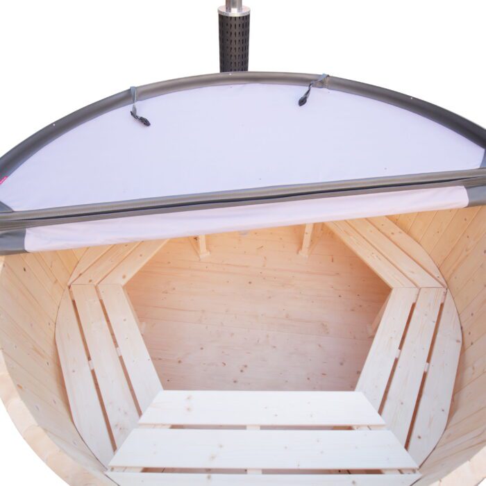 PEWSHTUB Pine Hot Tub and Ice Bath 4-5 Person with Wood-Fired Heater - Image 3
