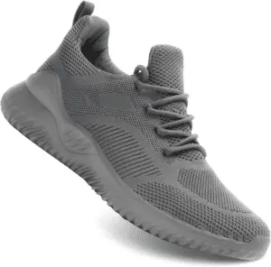 Men'S Non Slip Running Shoes Ultra Light Breathable Casual Walking Shoes Fashion Sneakers Mesh Workout Sports Shoes