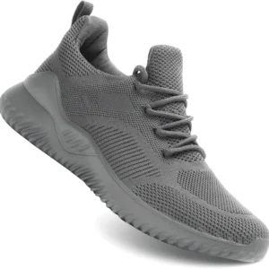 Men'S Non Slip Running Shoes Ultra Light Breathable Casual Walking Shoes Fashion Sneakers Mesh Workout Sports Shoes