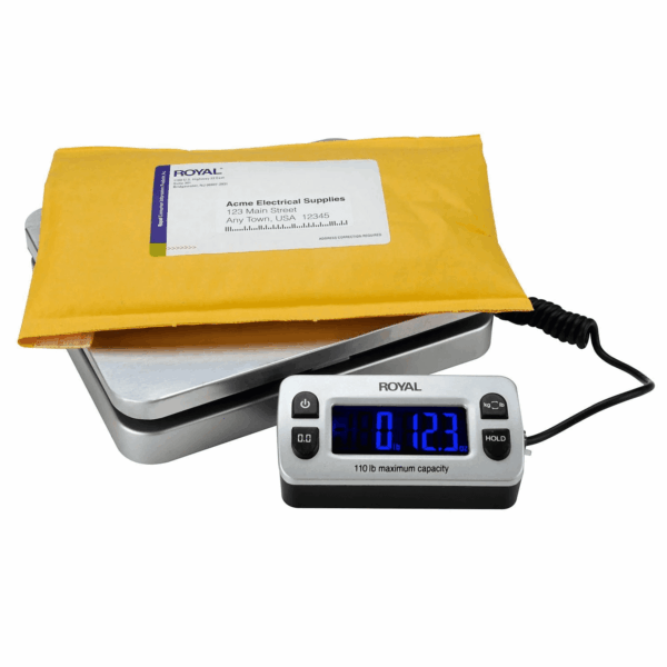 DG110 Digital Postal Scale 110Lb / 50Kg Maximum Weight Capacity - Silver - Image 2