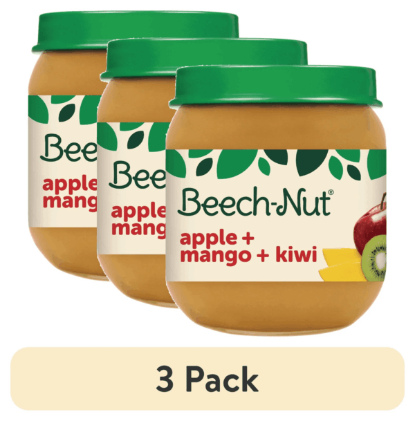Stage 2 Baby Food, Apple Mango & Kiwi, 4 Oz Jar - Image 8