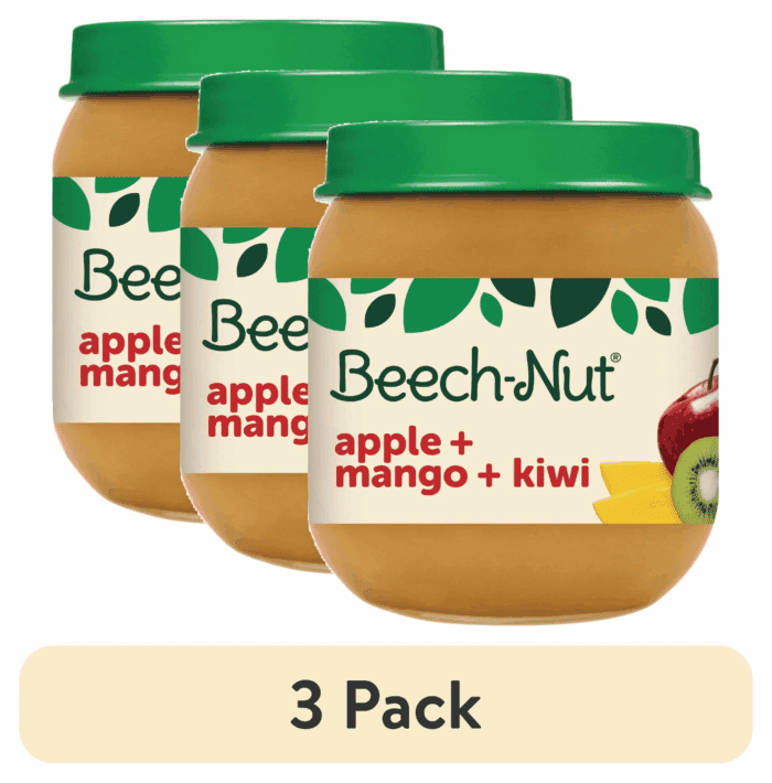 Stage 2 Baby Food, Apple Mango & Kiwi, 4 Oz Jar - Image 8
