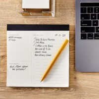 Desk Notepad, 7 in X 7 In, 70 Sheets,No Holes - Image 2