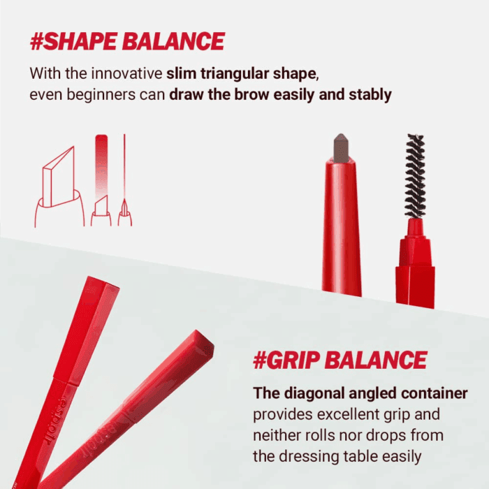 the Brow Balance Pencil #4 Ash Brown | Eye Brow Pencil That'S Natural and Easy to Draw without Clumping | a Detailed and Rich Eyebrow Texture | Korean Makeup - Image 6