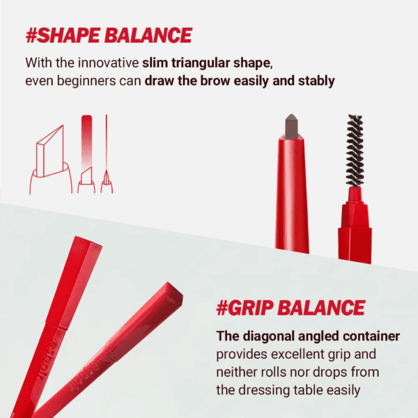 the Brow Balance Pencil #1 Classic Brown | Eye Brow Pencil That'S Natural and Easy to Draw without Clumping | a Detailed and Rich Eyebrow Texture | Korean Makeup - Image 6