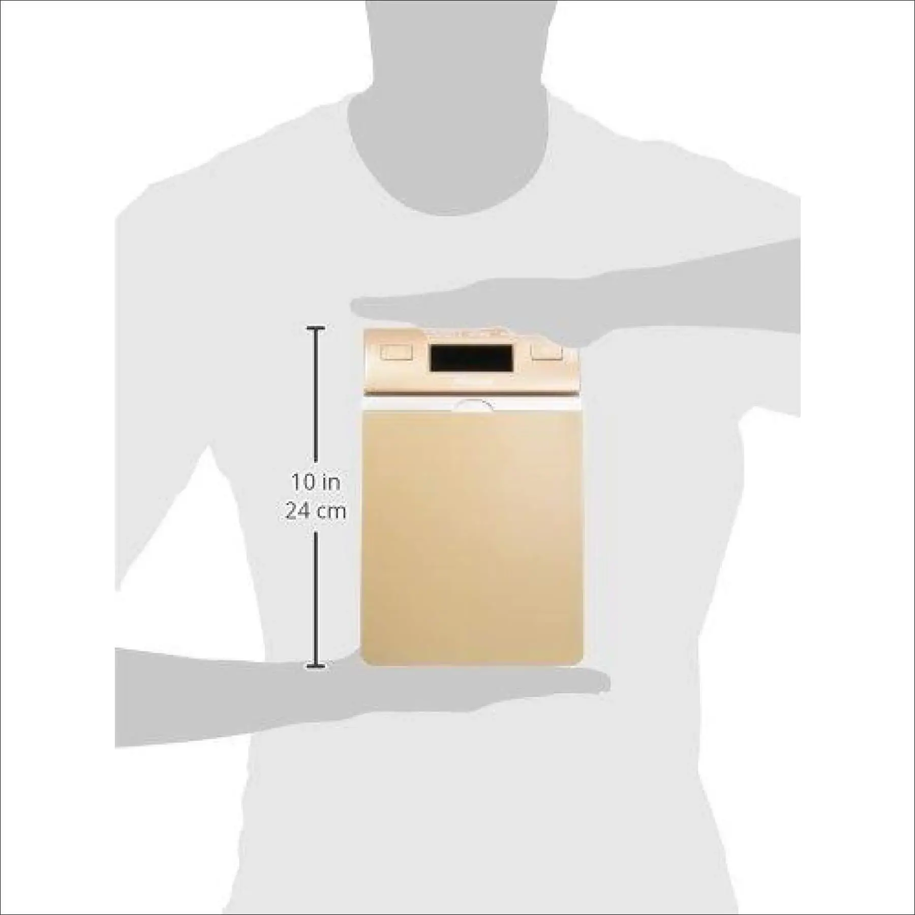 Gold 86Lbs Digital Shipping Postal Scale with Batteries and AC Adapter - Image 6