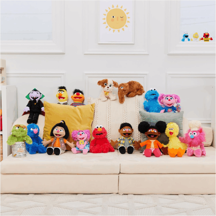 Sesame Street Official Abby Cadabby Muppet Plush, Premium Plush Toy for Ages 1 & Up, Pink/Blue, 11” - Image 9