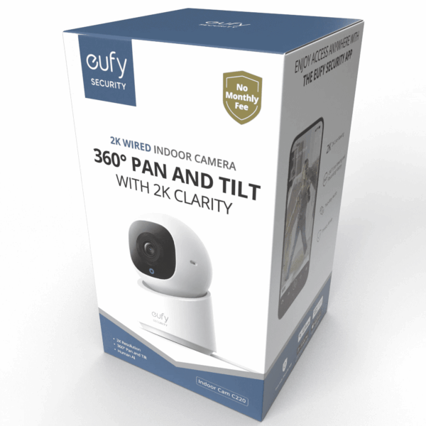 Solo Indoor-Cam C220 Wired 2K Surveillance Camera, 24/7 Recording, AI Human Detection - Image 13