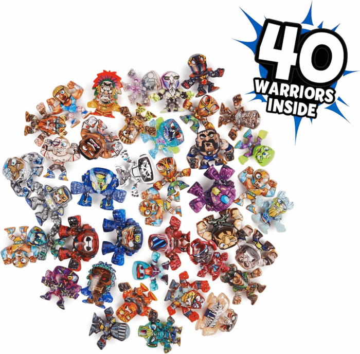40-Pack Collectible Figures, Guaranteed Rare Warrior, Surprise Kids Toys for Boys and Girls Ages 5 and up (Styles May Vary) - Image 3