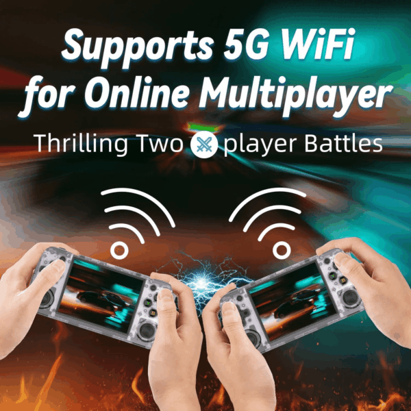 Handheld Game Console, 8 Hours of Battery Life, Large Power, High-Precision Twin Joyssticks, 5528 Games, Support HDMI TV Output 5G Wifi Bluetooth 4.2(Transparent Purple) - Image 4
