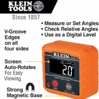 935DAG Digital Electronic Level and Angle Gauge, Measures 0 - 90 and 0 - 180 Degree Ranges, Measures and Sets Angles - Image 2