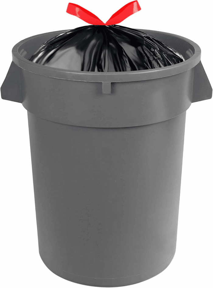 Multipurpose Drawstring Trash Bags, 30 Gallon, 50 Count (Previously Solimo) - Image 4
