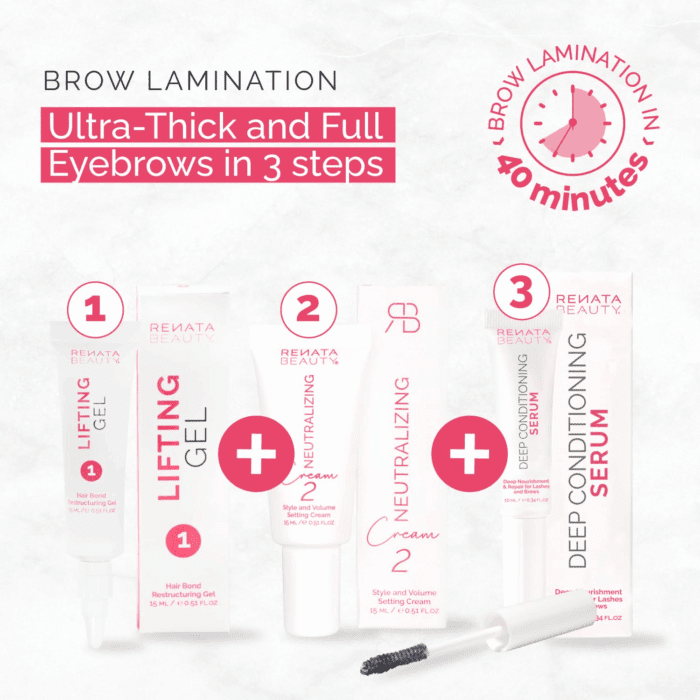 Lash & Brow Conditioner Serum Regenerating & Repairing Serum for Post-Lamination & Lash Lift Aftercare Daily Care - Image 6