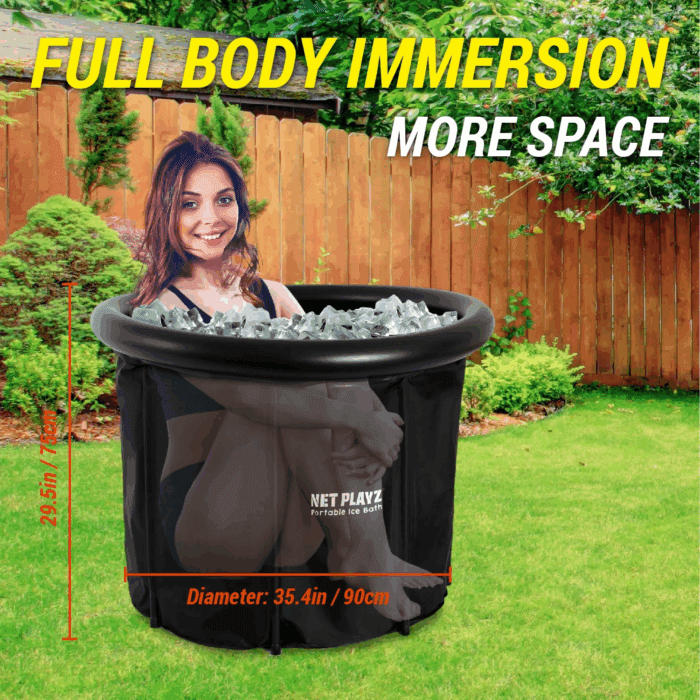 Ice Bath Tub, Cold Tub for Athletes Optimal Recovery | Cold Plunge Tub Ice Pod at Home Ice Plunge Tub Ice Cold Pod Icebath Icepod Tub, Portable - Image 3