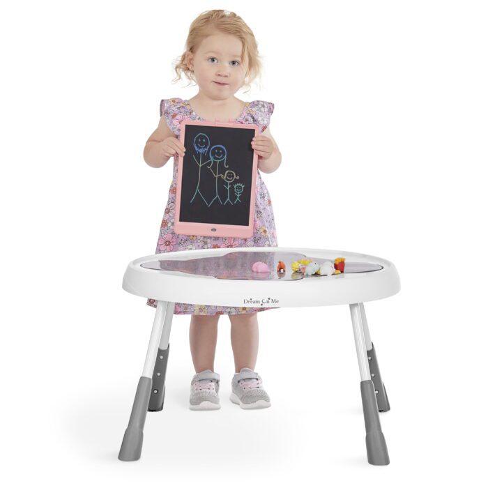 Curio Lightweight & Convertible Sit N Seek Activity Center, Lime - Image 17