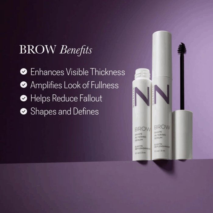 Eyebrow Serum for Thicker Looking Brows - BROW Shape Altering Serum - Reduce Shed & Encourage Fuller, More Youthful-Looking Brows - with Keratin & Peptides (2 Count, 0.1 Fl Oz Each) - Image 6
