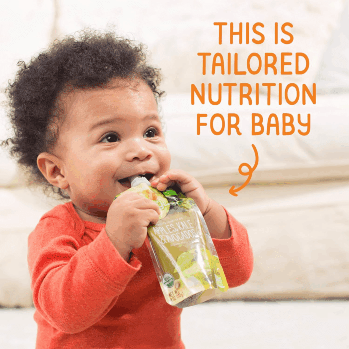 Organics Stage 2 Baby Food Pouches, Gluten Free, Vegan & Healthy Snack, Clearly Crafted Fruit & Veggie Puree, Fruit & Veggie Variety Pack, 4 Ounces (Pack of 16), Amazon Exclusive - Image 7